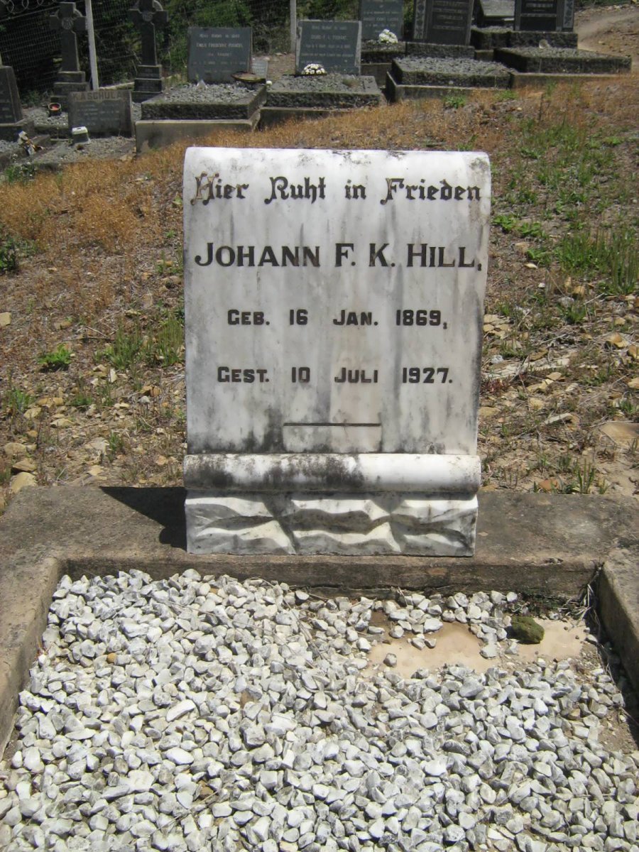 HILL Johann F.K. 1869-1927
