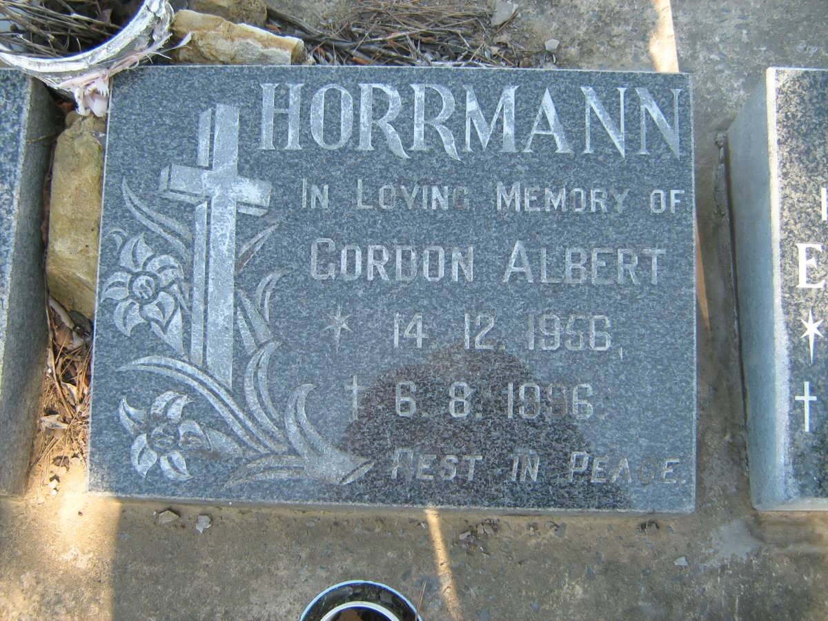 HORRMANN Gordon Albert 1956-1996