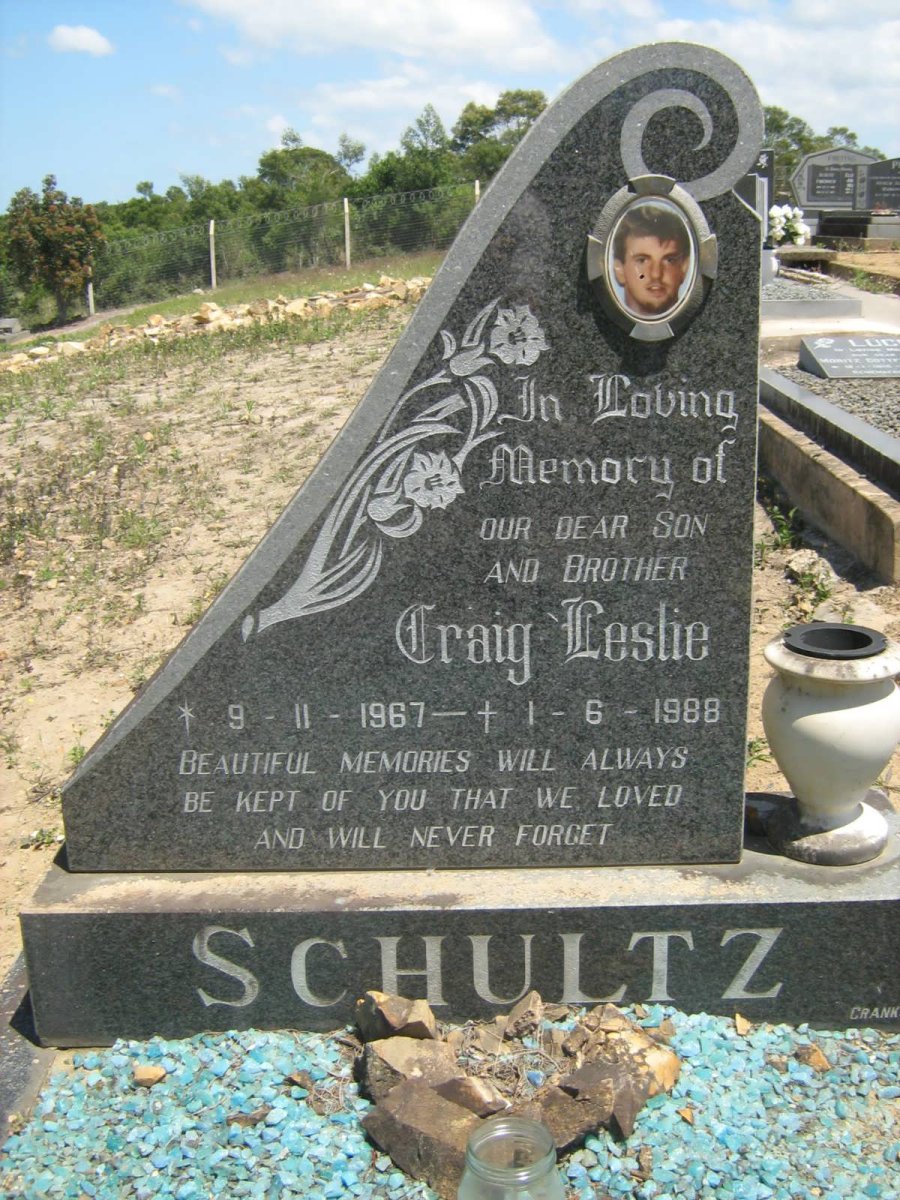 SCHULTZ Craig Leslie 1967-1988