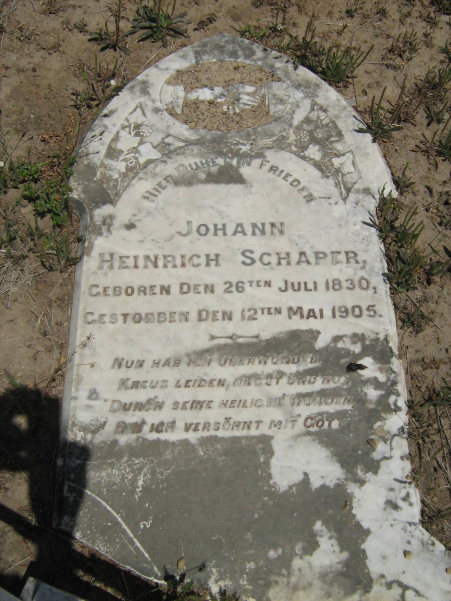 SCHAPER Johann Heinrich 1830-1905