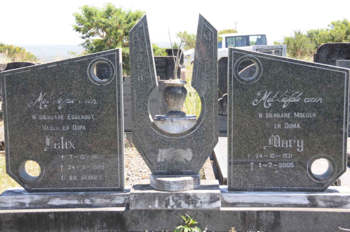 VIGNE Felix 1909-1989 &amp; Mary 1931-2005