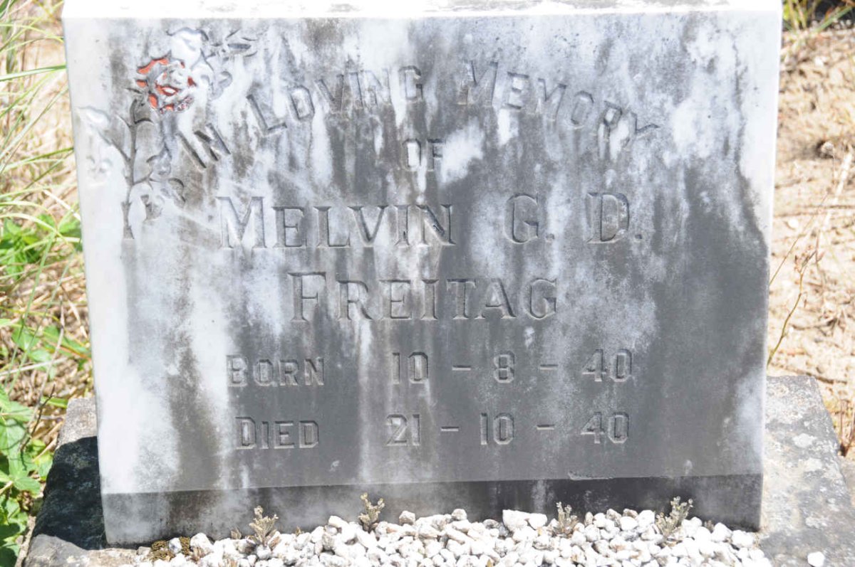 FREITAG Melvin G.D. 1940-1940