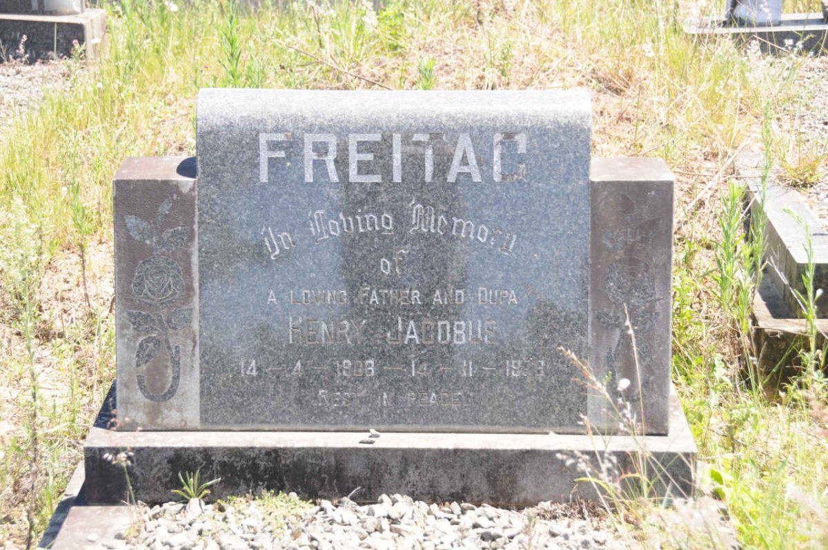 FREITAG Henry Jacobus 1908-1978