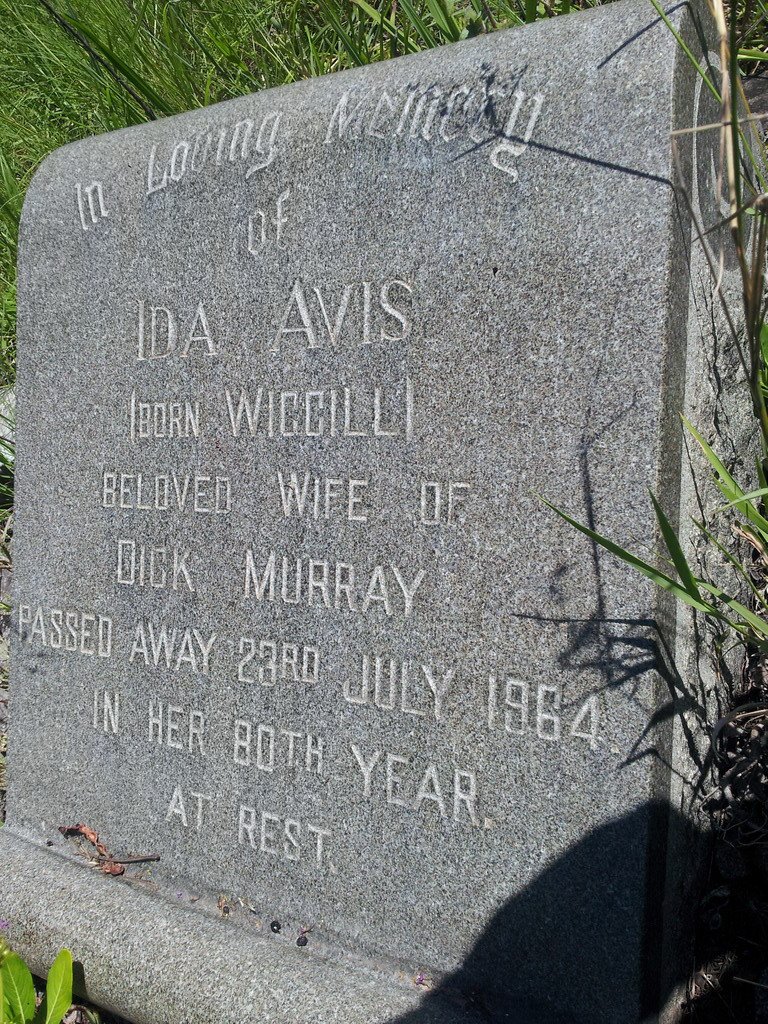 MURRAY Ida Avis nee WIGGILL -1964