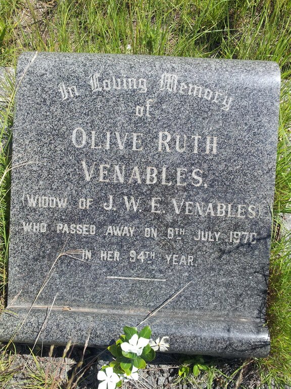 VENABLES Olive Ruth -1970