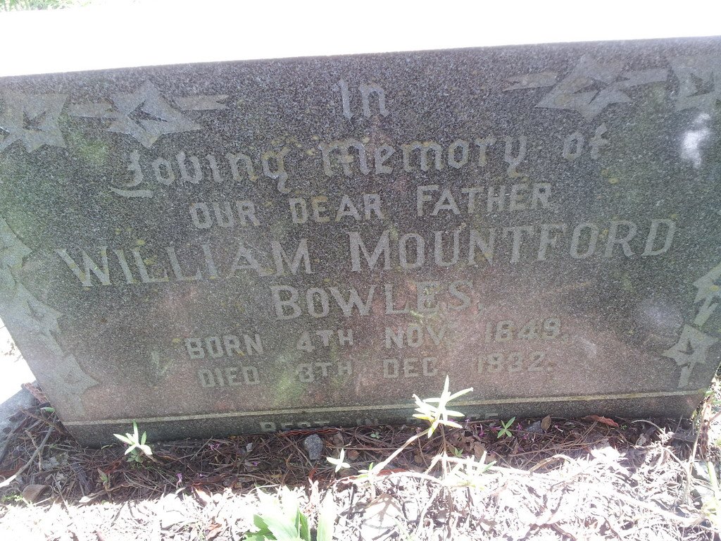 BOWLES William Mountford 1849-1932