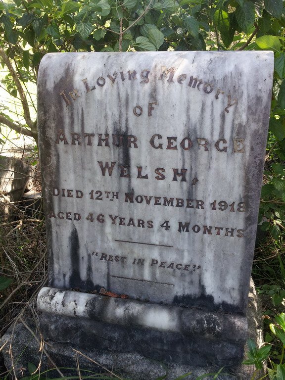 WELSH Arthur George -1918