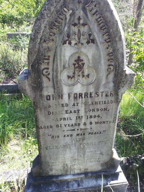 FORRESTER John -1894 &amp; Elizabeth -1897
