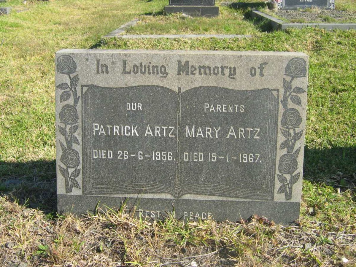 ARTZ Patrick -1956 &amp; Mary -1967