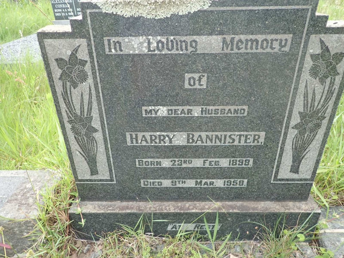 BANNISTER Harry 1898-1958