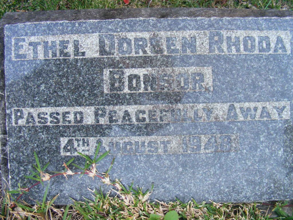BONSOR Ethel Doreen Rhoda -1948
