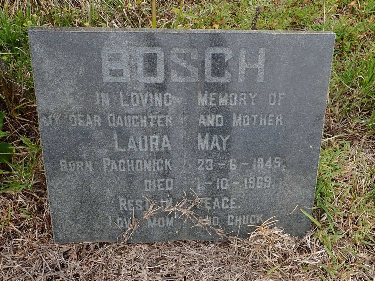 BOSCH Laura May 1949-1969