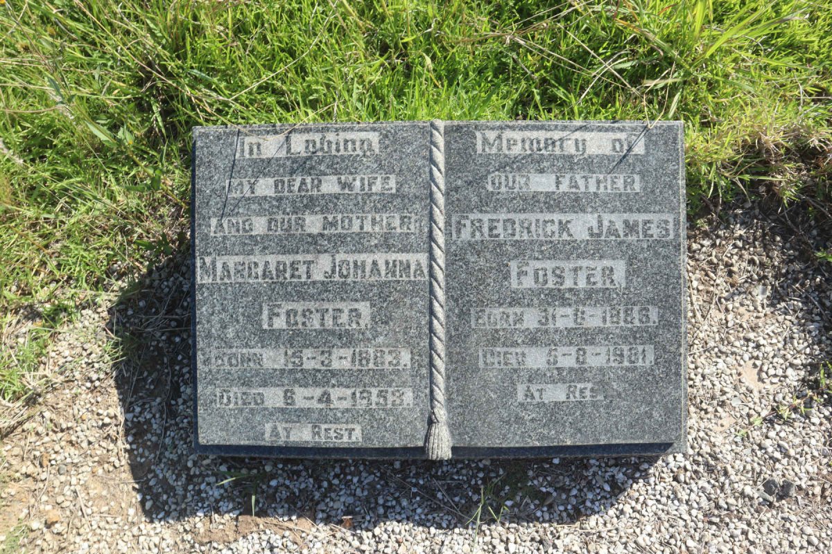 FOSTER Fredrick James 1886-1981 &amp; Margaret Johanna 1883-1953