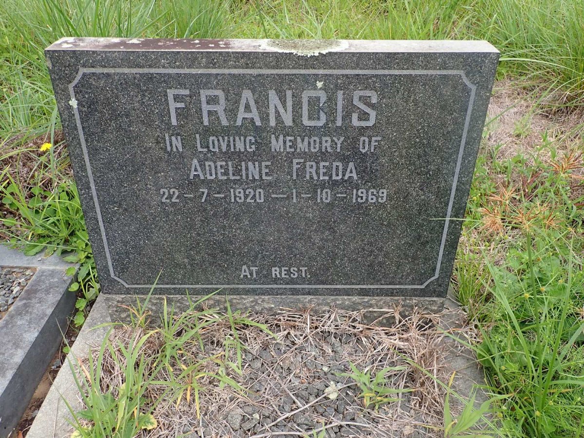 FRANCIS Adeline Freda 1920-1969