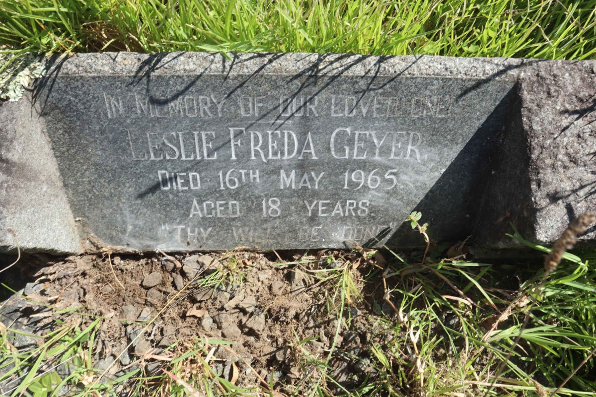 GEYER Leslie Freda -1965