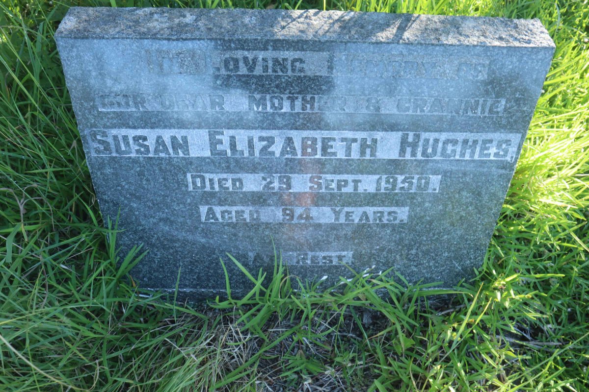 HUGHES Susan Elizabeth -1950