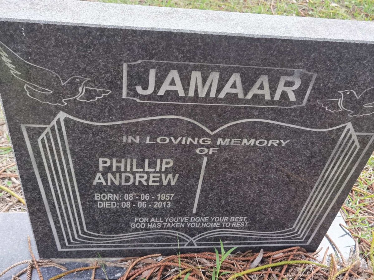 JAMAAR Phillip Andrew 1957-2013