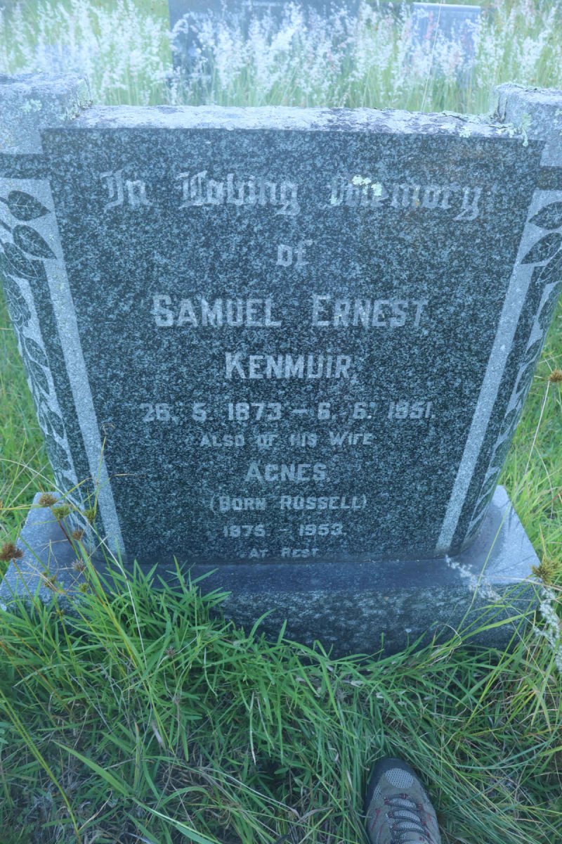 KENMUIR Samuel Ernest 1873-1951 &amp; Agnes RUSSELL 1875-1953