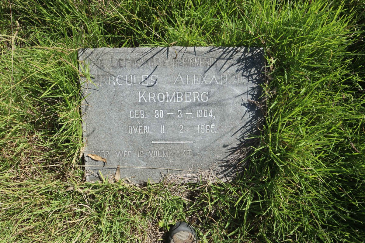 KROMBERG Hercules Alexander 1904-1965