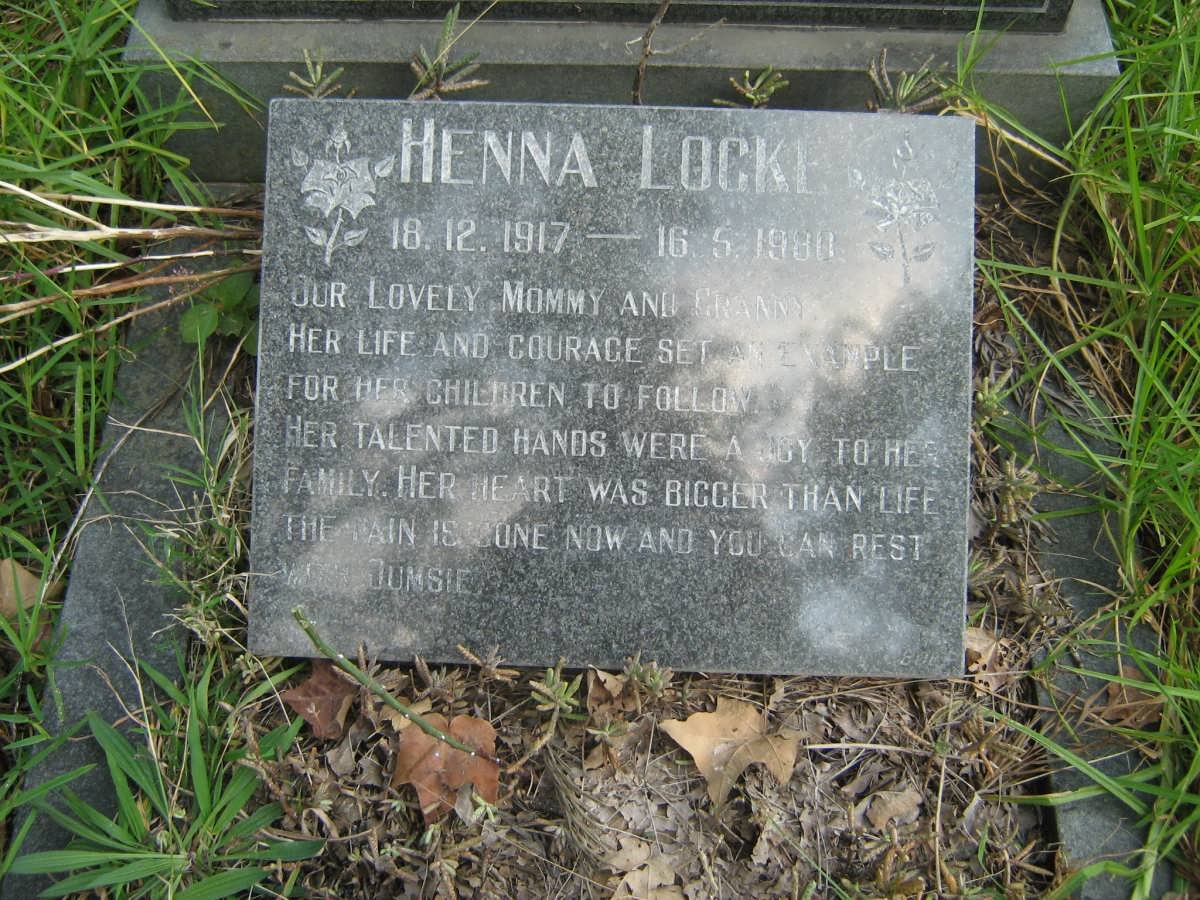 LOCKE Henna 1917-1980