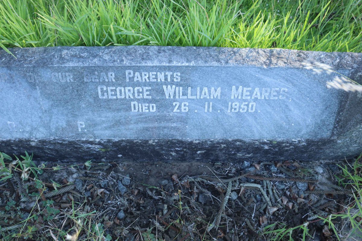 MEARES George William -1950
