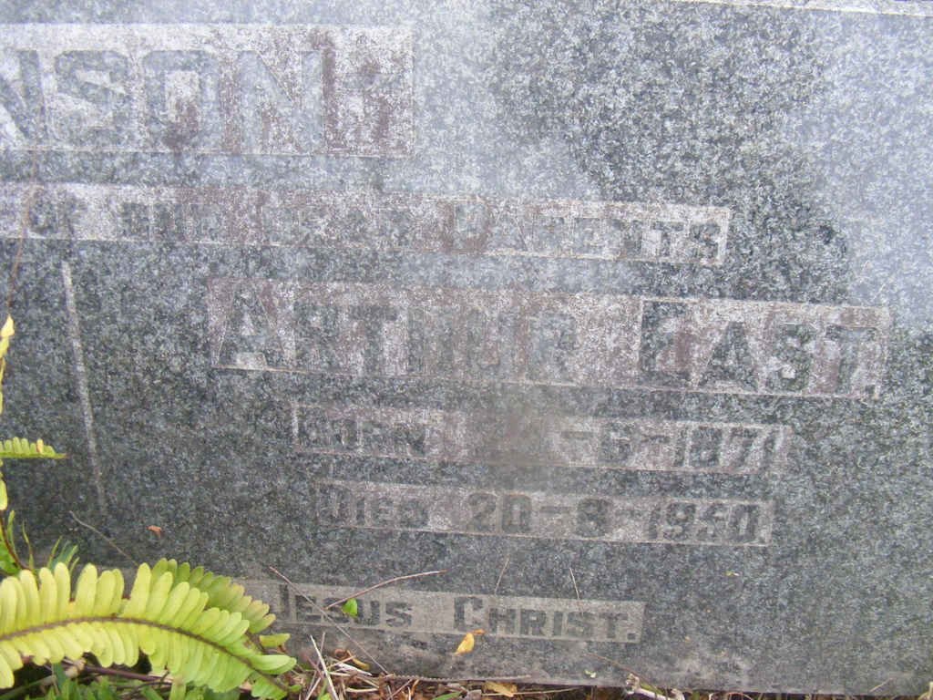 MONSON Arthur East 1871-1950 &amp; Minnie Helen 1890-1959 _1