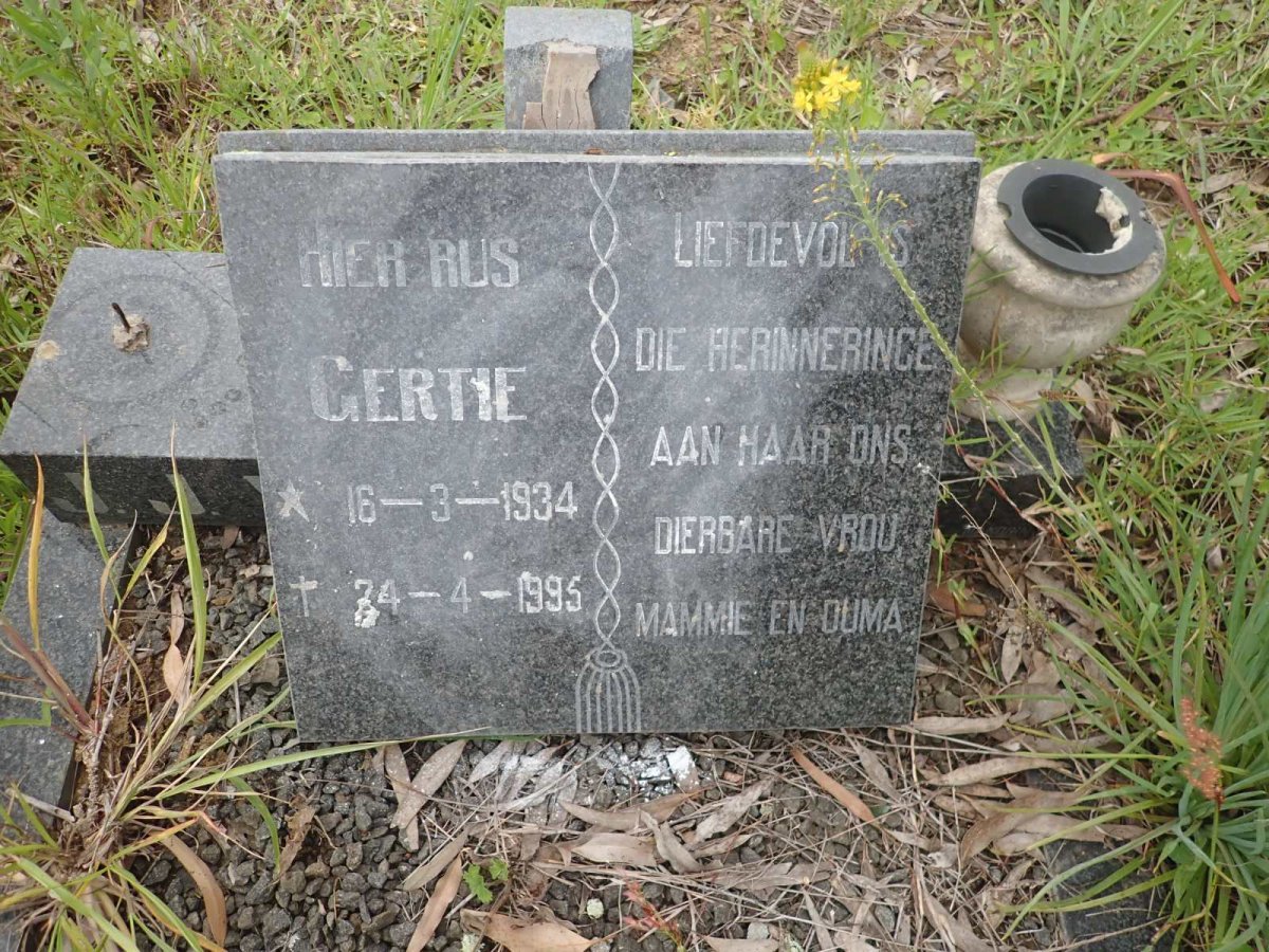 MERWE Gertie J.J., van der 1934-1995 _2