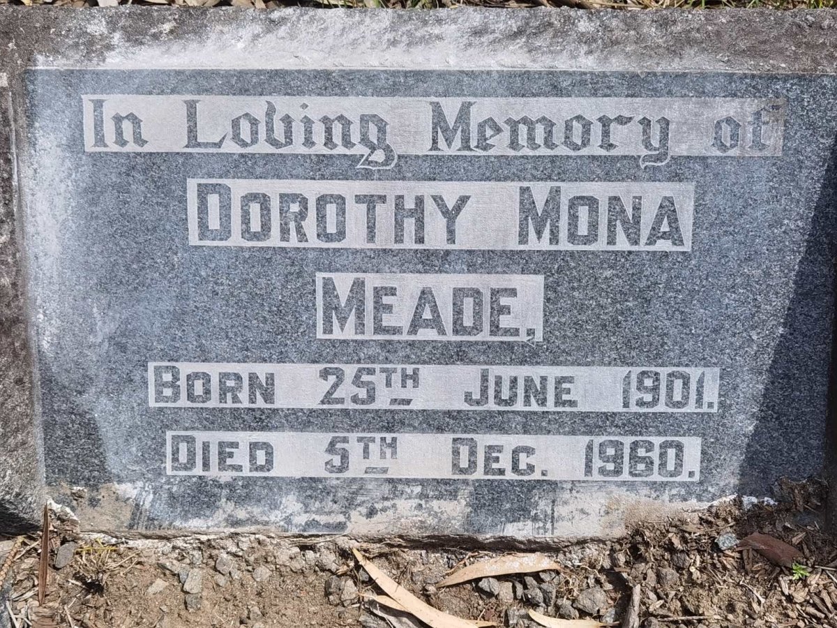 MEADE Dorothy Mona 1901-1960