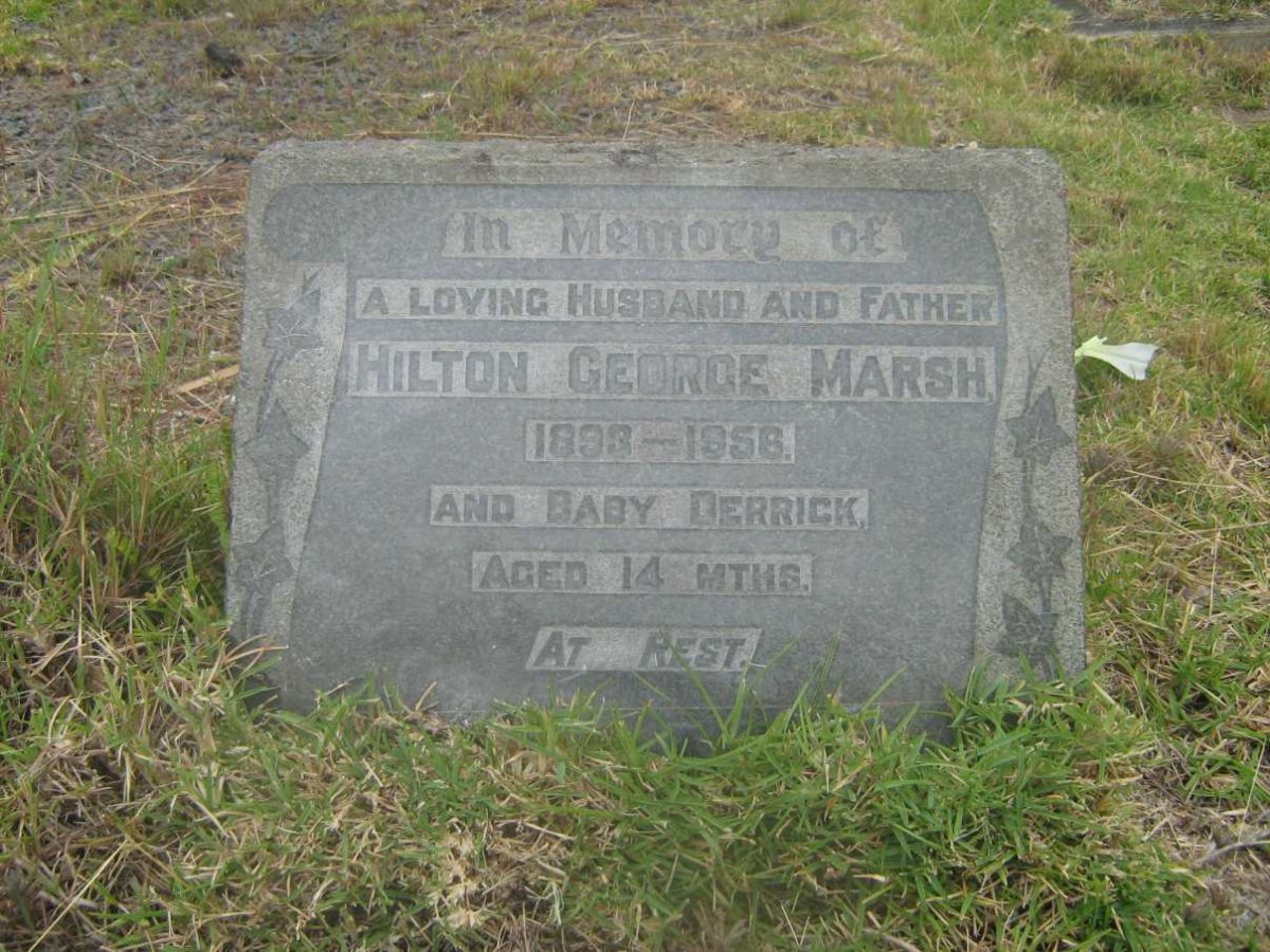 MARSH Hilton George 1893-1956 :: MARSH Derrick ??