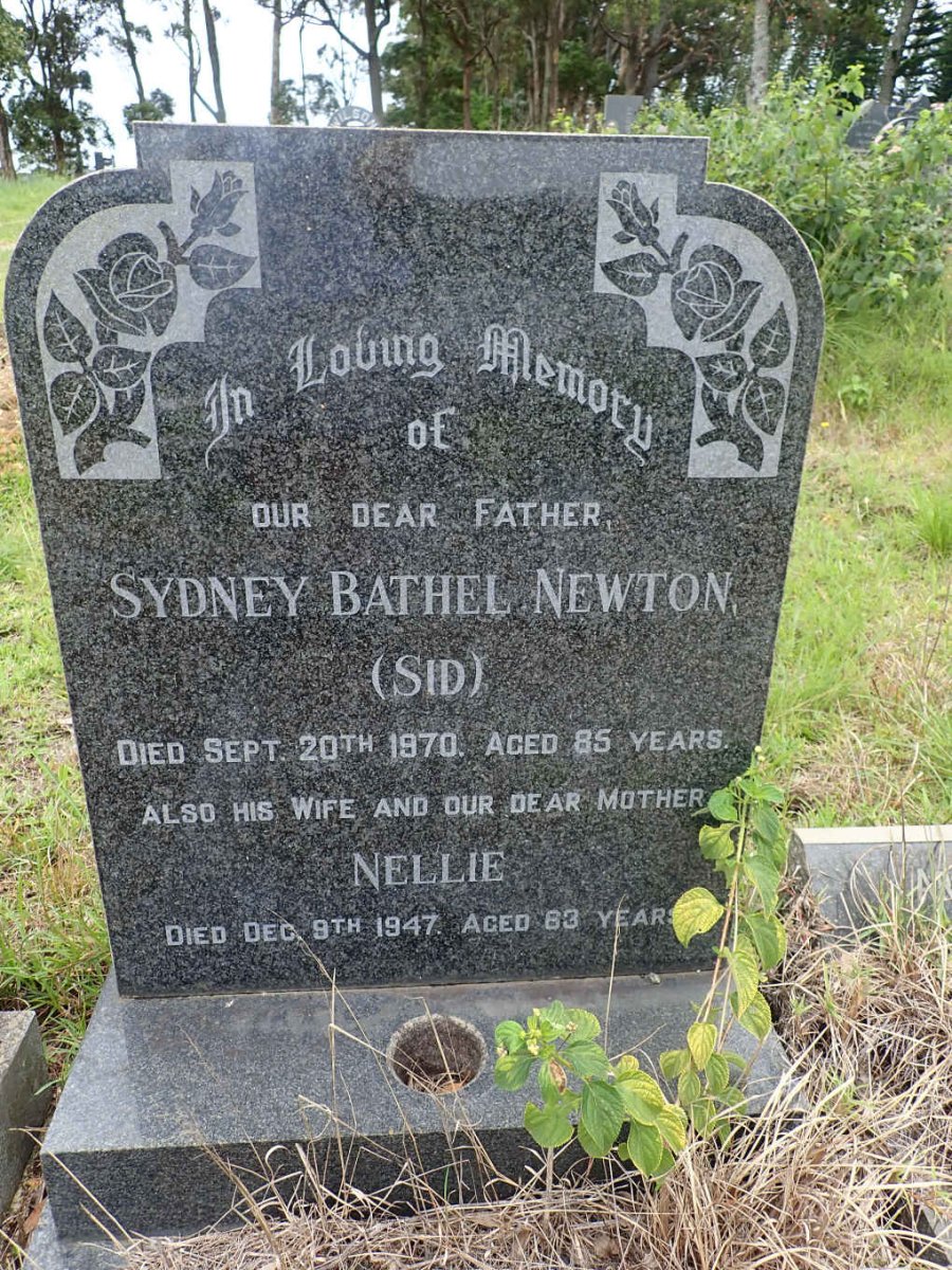 NEWTON Sydney Bathel -1970 &amp; Nellie -1947