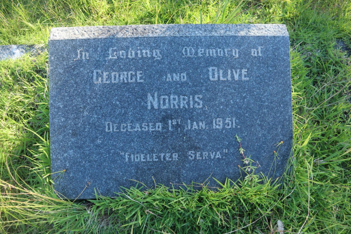 NORRIS George -1951 &amp; Olive -1951