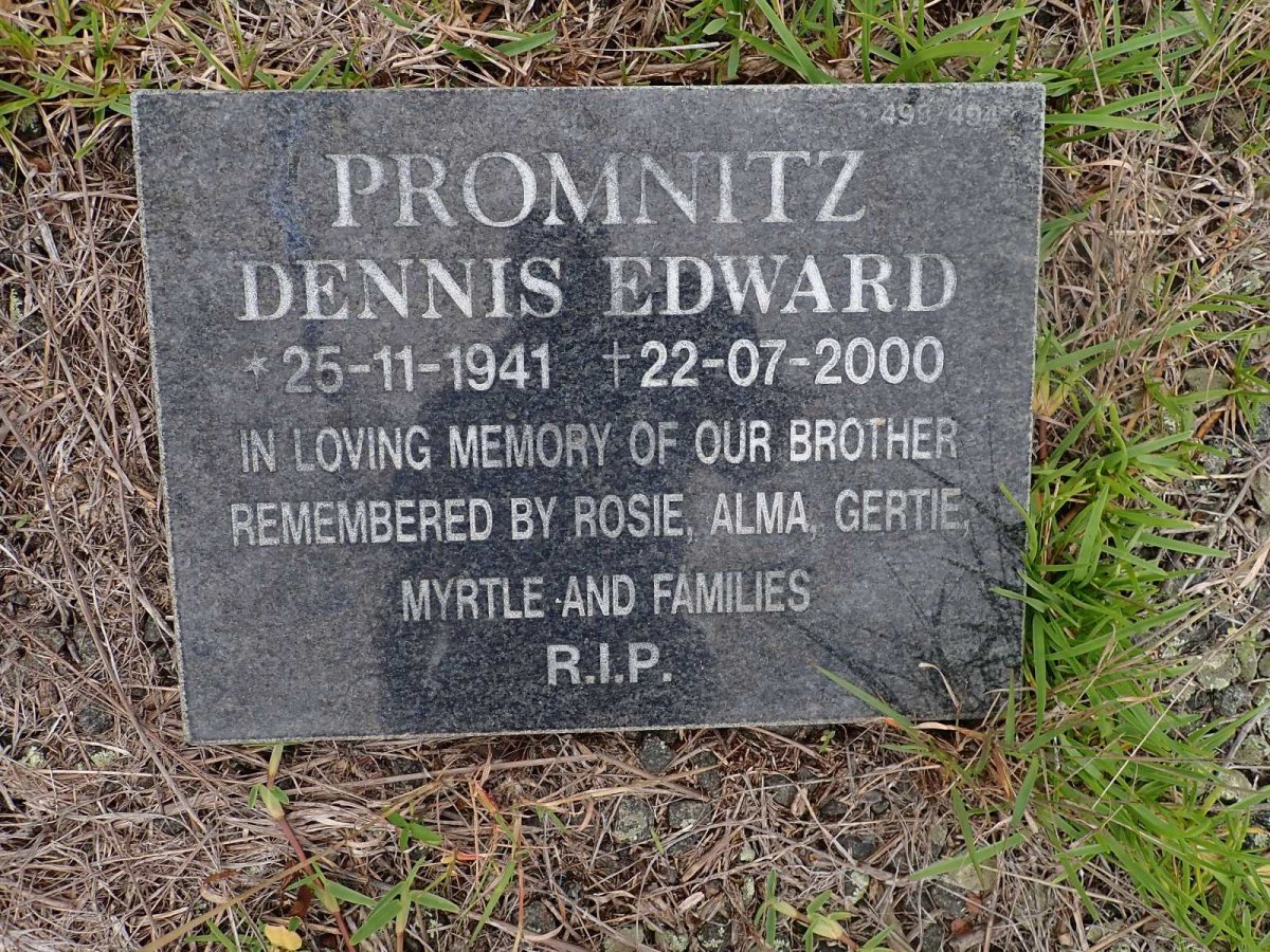 PROMNITZ Dennis Edward 1941-2000