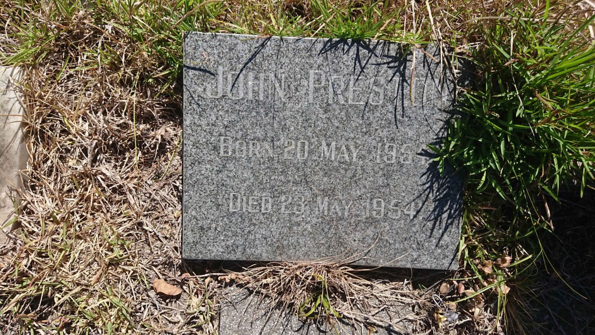 PRESTON John 1954-1954