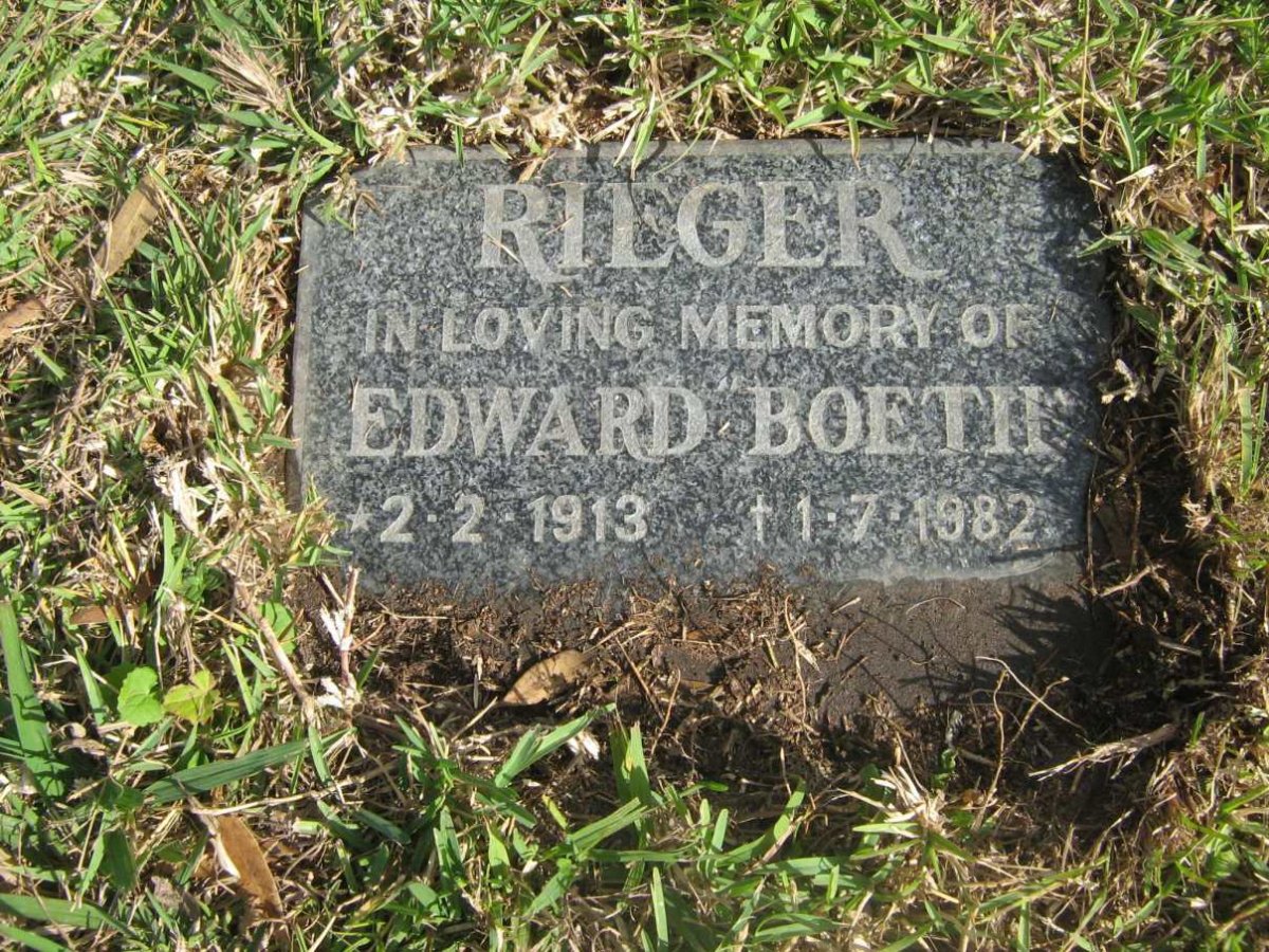 RIEGER Edward 1913-1982