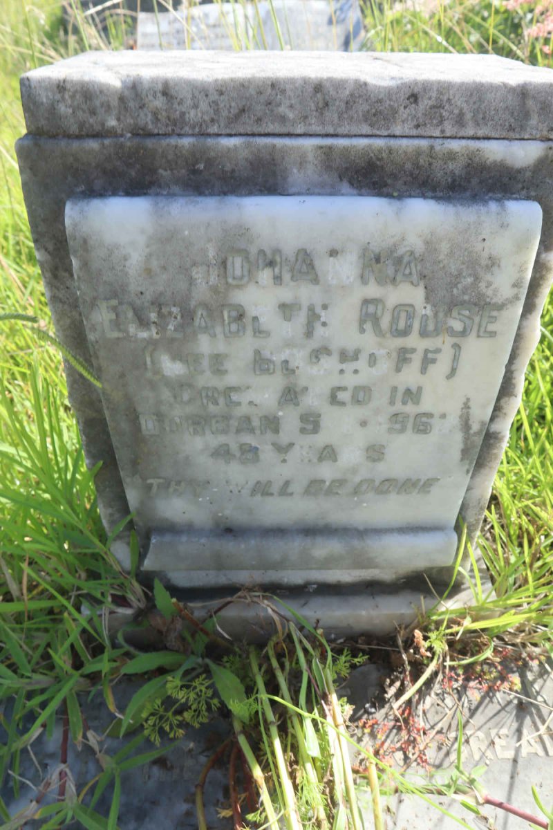 ROUSE Johanna Elizabeth nee BOSHOFF -1962