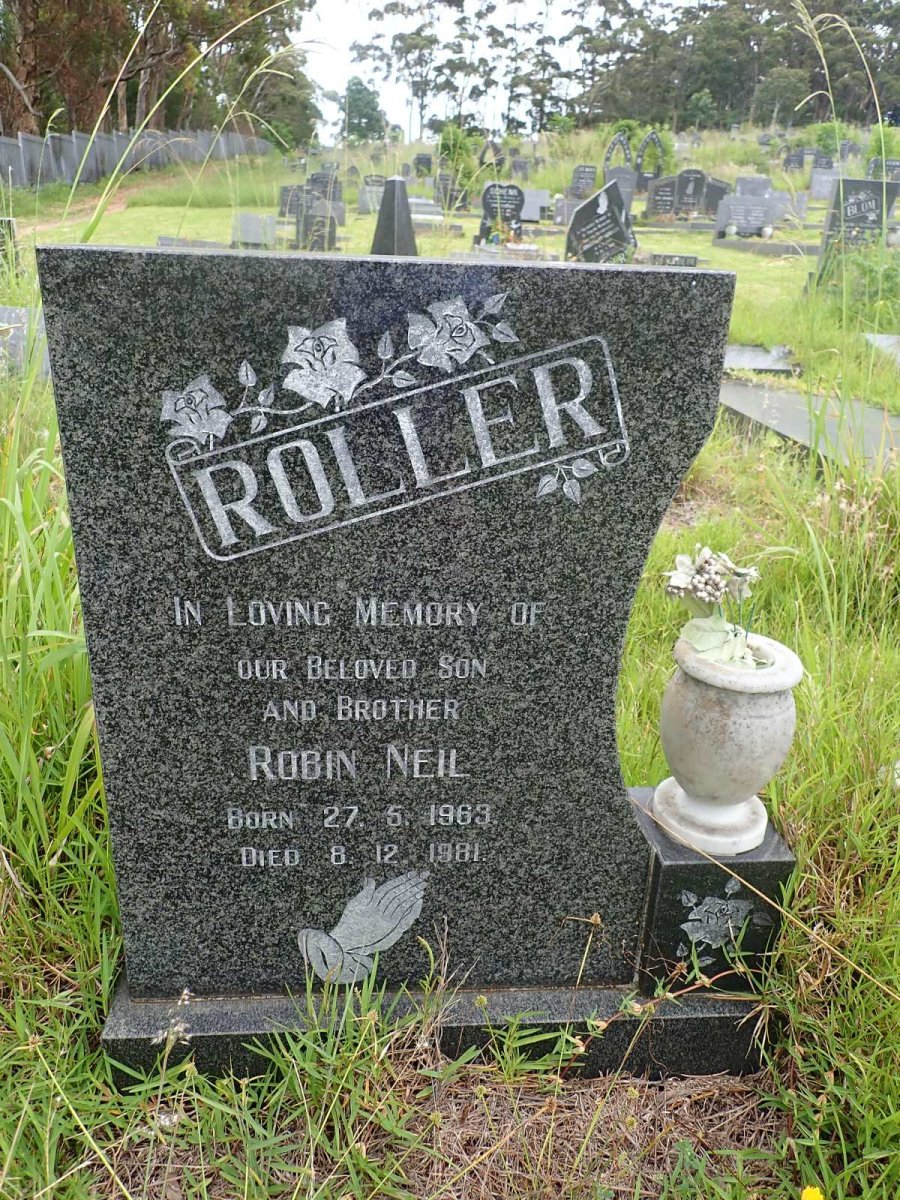 ROLLER Robin Neil 1963-1981