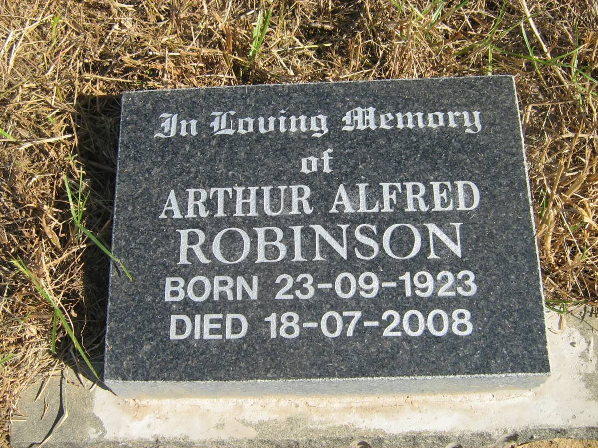 ROBINSON Arthur Alfred 1923-2008