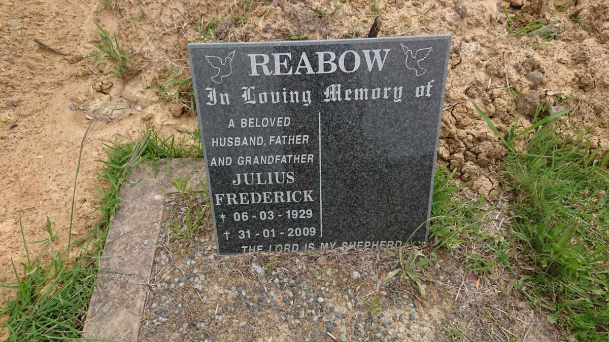 REABOW Julius Frederick 1929-2009