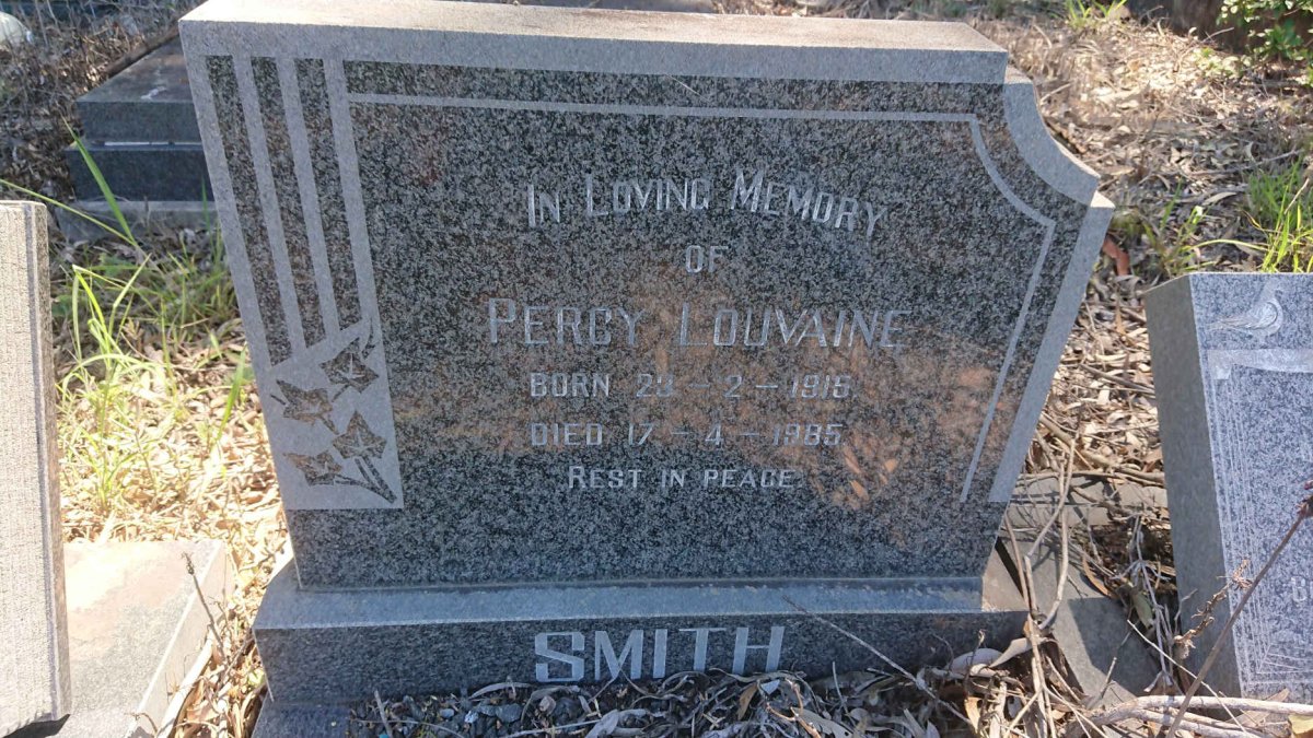 SMITH Percy Louvaine 1915-1985