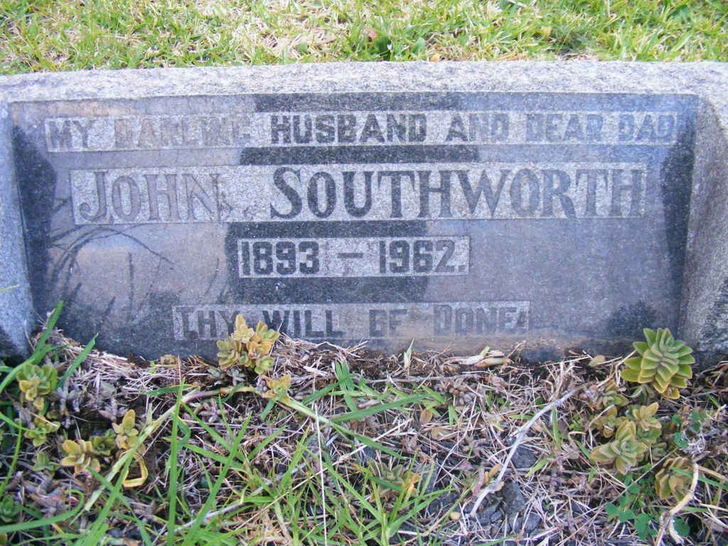 SOUTHWORTH John 1893-1962