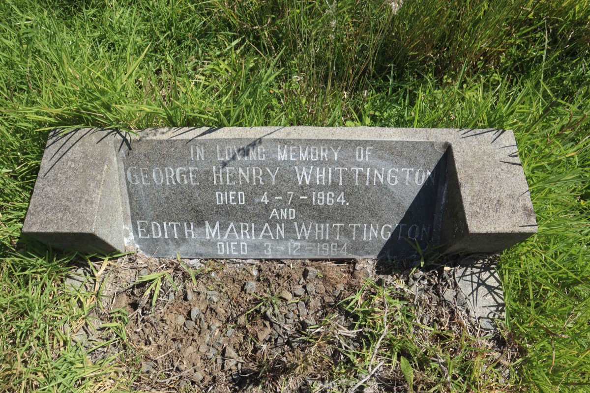 WHITTINGTON George Henry -1964 &amp; Edith Marian -1964