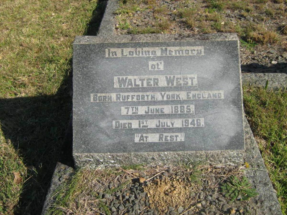 WEST Walter 1885-1946