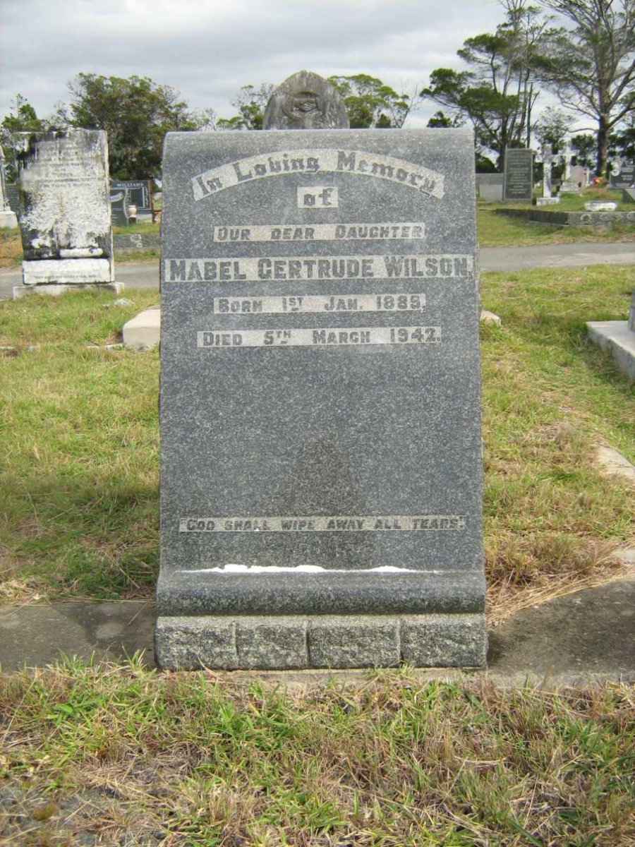 WILSON Mabel Gertrude 1889-1942