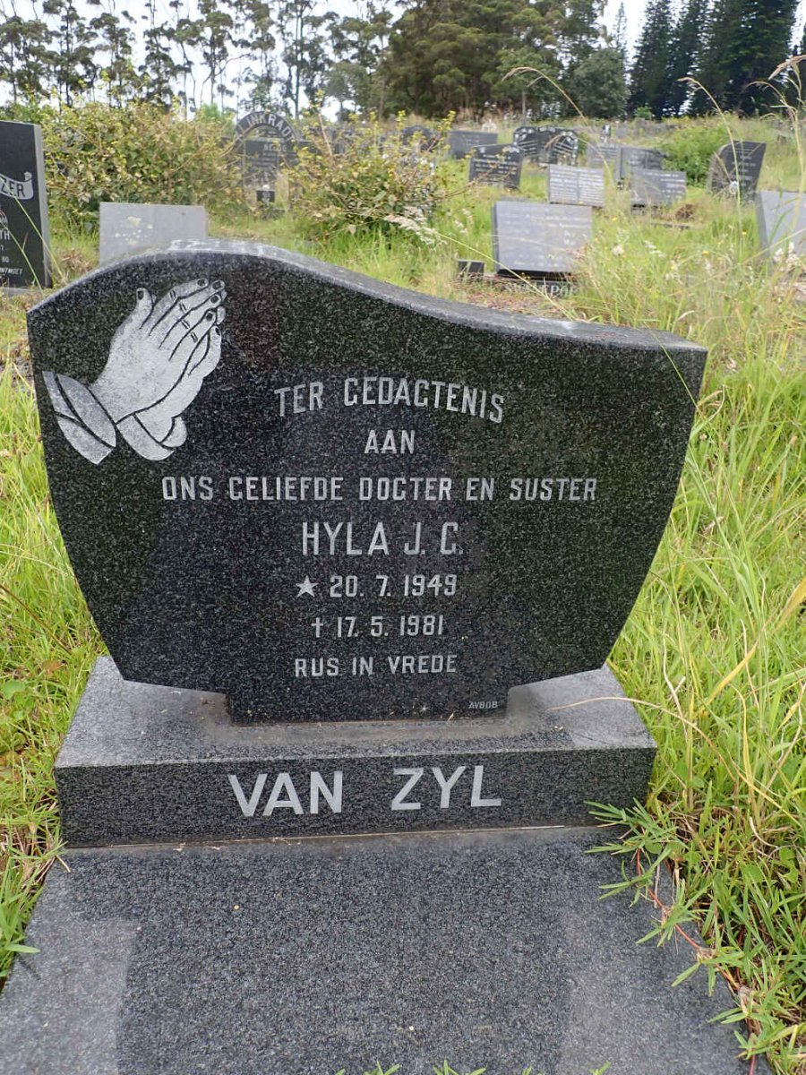 ZYL Hyla J.C., van 1949-1981