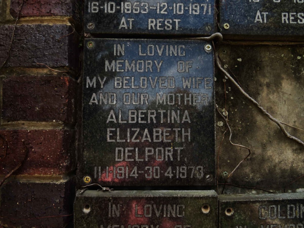 DELPORT Albertina Elizabeth 1914-1973