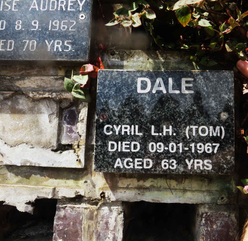 DALE Cyril L.H. -1967