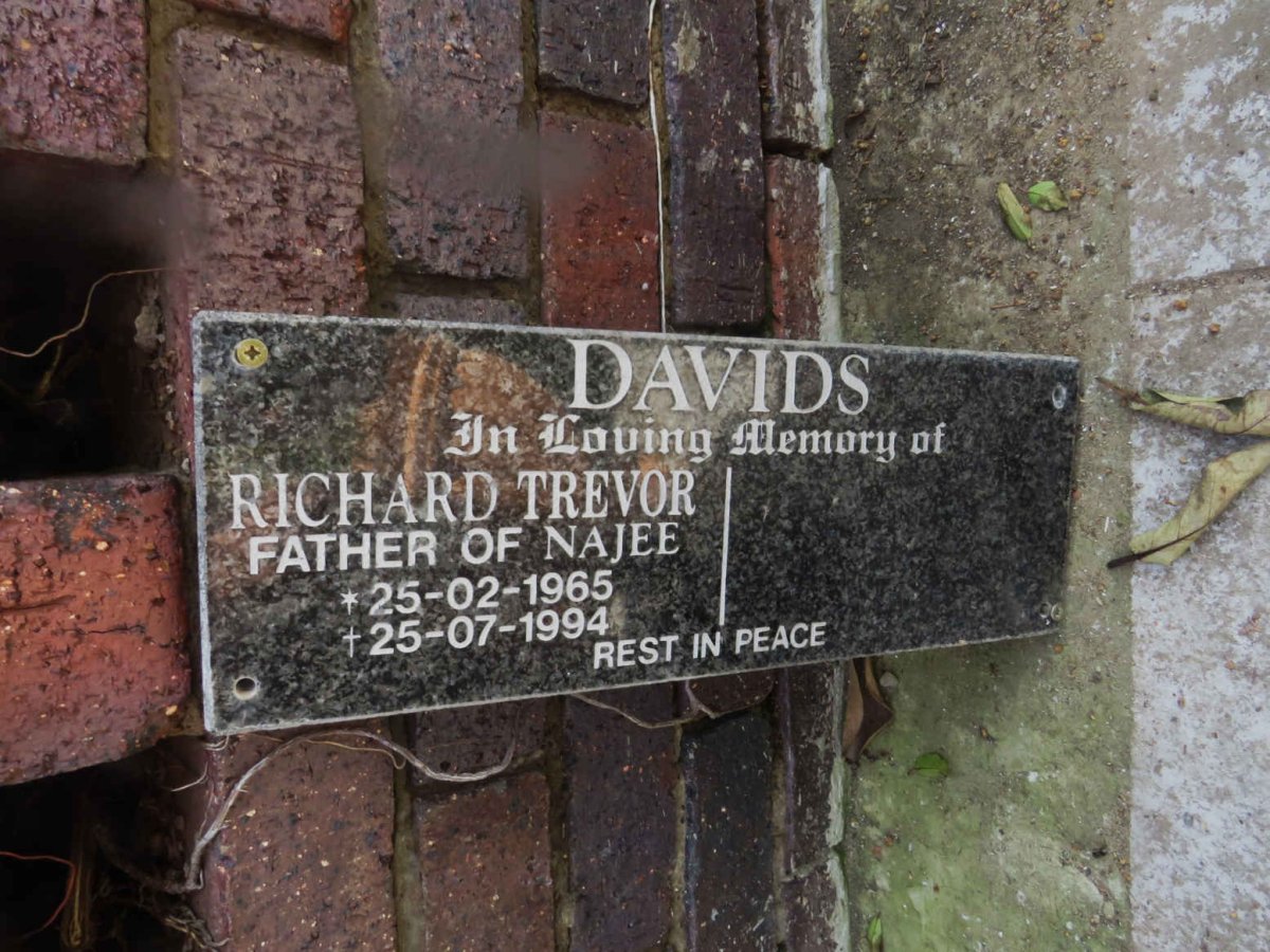 DAVIDS Richard Trevor 1965-1994