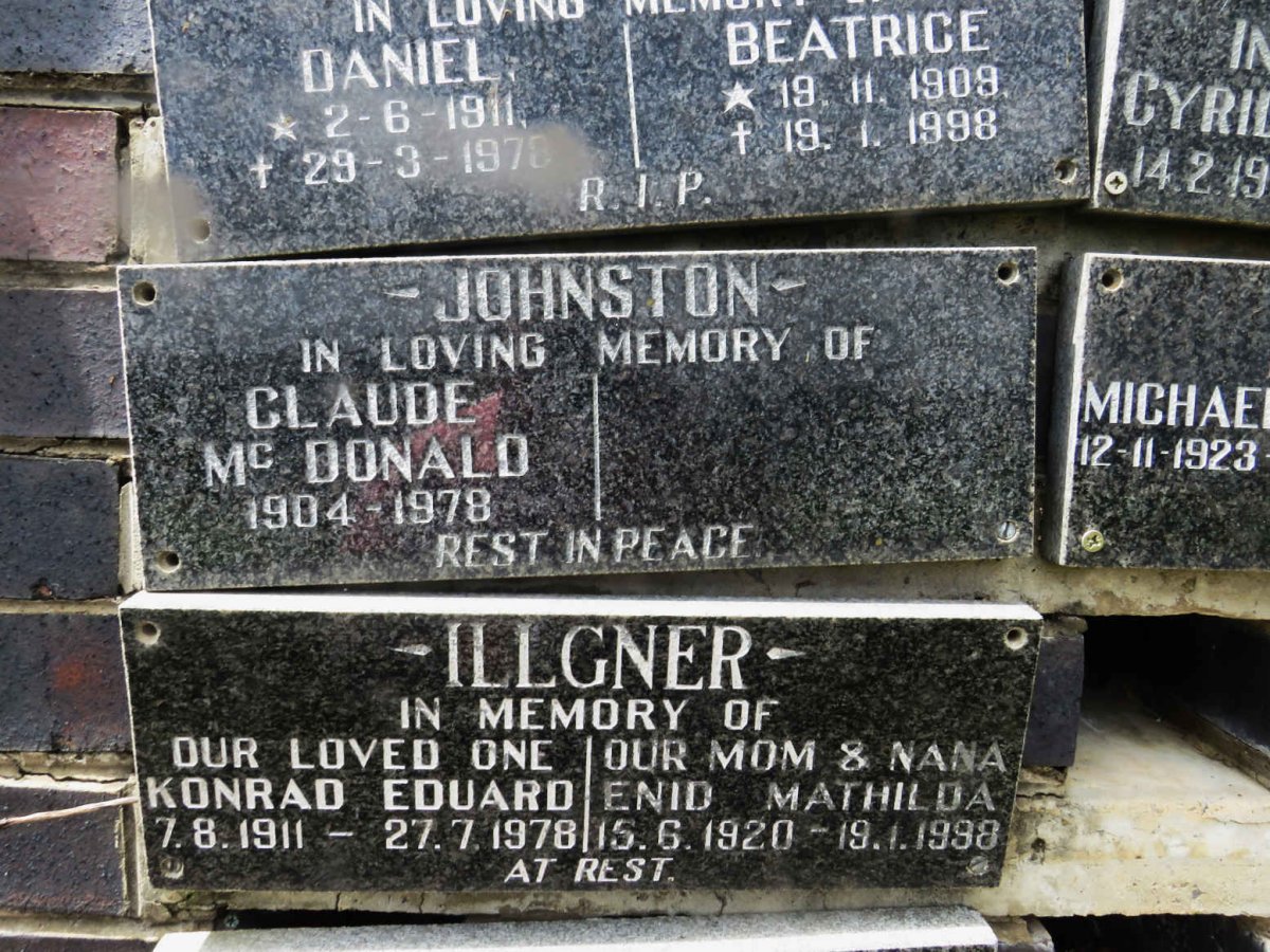 JOHNSTON Claude Mc Donald 1904-1978