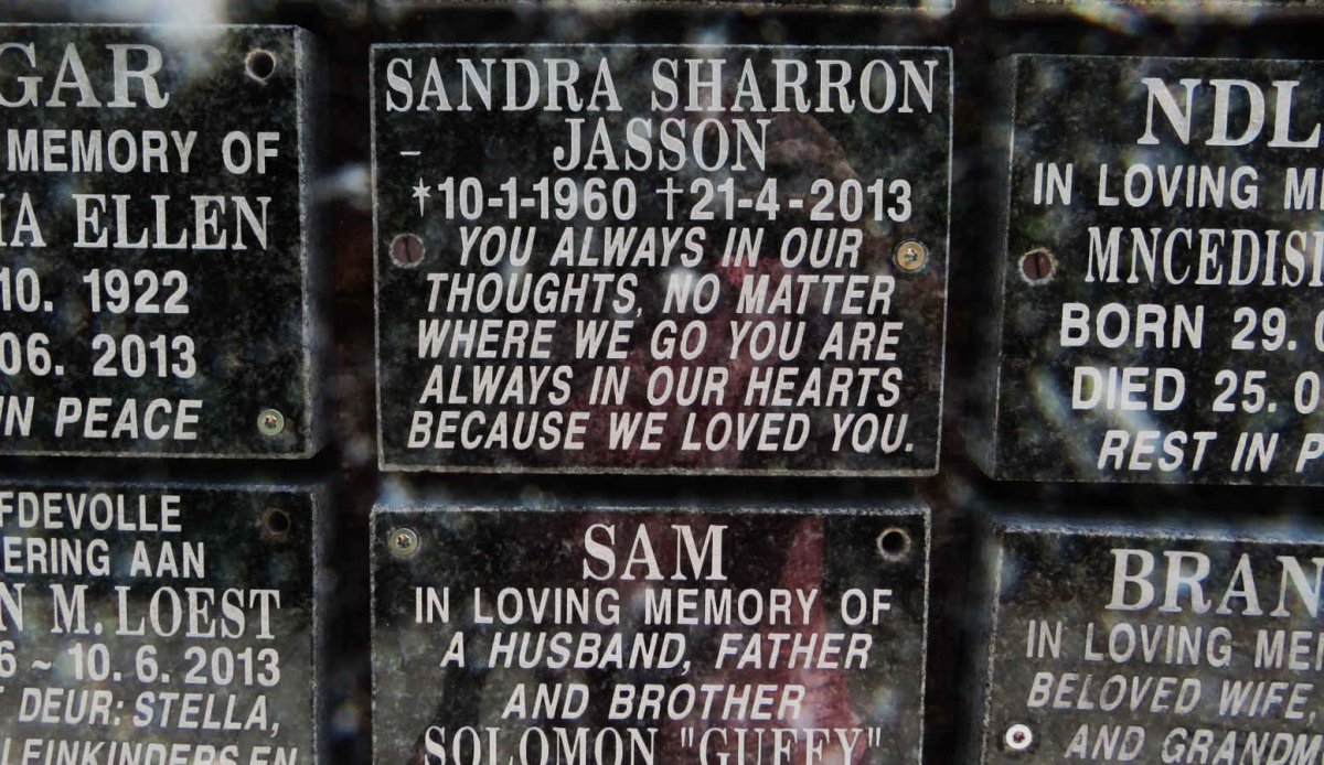 JASSON Sandra Sharron 1960-2013