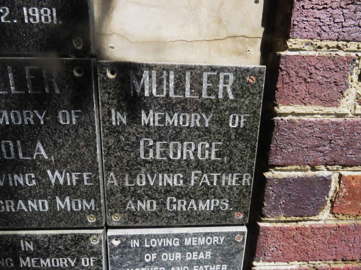 MULLER George